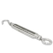 Open Turnbuckle Hook + Eye M5 G316